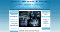 Desktop Screenshot of citizensagainstpuppymills.org